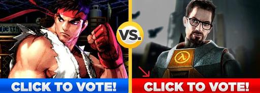 Gordon Freeman vs. Ryu - Проголосуй за своего любимого героя 2!