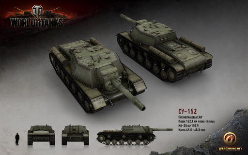 World of Tanks - Новый рендер. «Зверобой» СУ-152